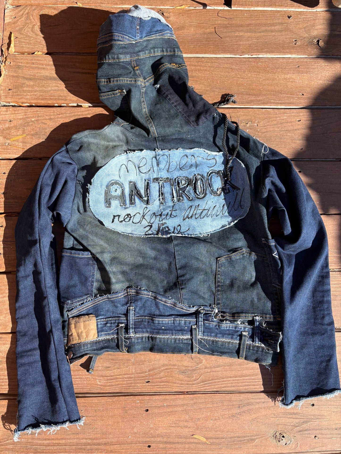 ANTIXROCK DENIM HOODIE